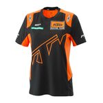 _Camiseta Mujer KTM Team Negro/Naranja | 3PW220020801-P | Greenland MX_