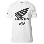 _Camiseta Fox Honda SS Premium Blanco | 21195-190-P | Greenland MX_
