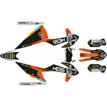 _Kit Adhesivos Completo KTM EXC/EXC-F 20-23 WESS Naranja/Negro | SK-KTEXC20WSORBK-P | Greenland MX_