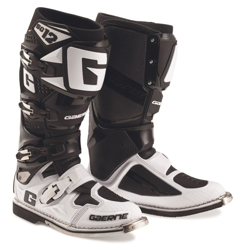 Botas Gaerne SG12 Edition Blanco/Negro | Motocross, Enduro, Trail, Trial |